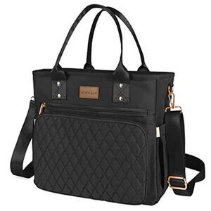 Large Insulated Lunch Bag for Work Women's Nylon Thermal Lunch Box